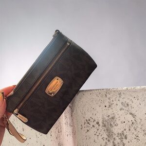 Michael Kors Black Wristlet Clutch